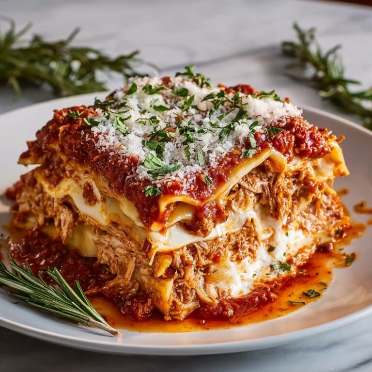 Rosemary Chicken Lasagna Layers: A Flavorful Delight! Recipe