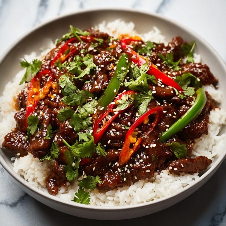 Crispy Chilli Beef Rice Recipe