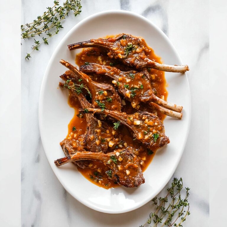 Easy Pan-Seared Lamb Chops with Citrus-Thyme Glaze Recipe