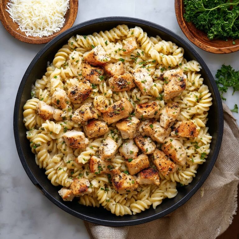 Creamy Garlic Parmesan Chicken Pasta Recipe