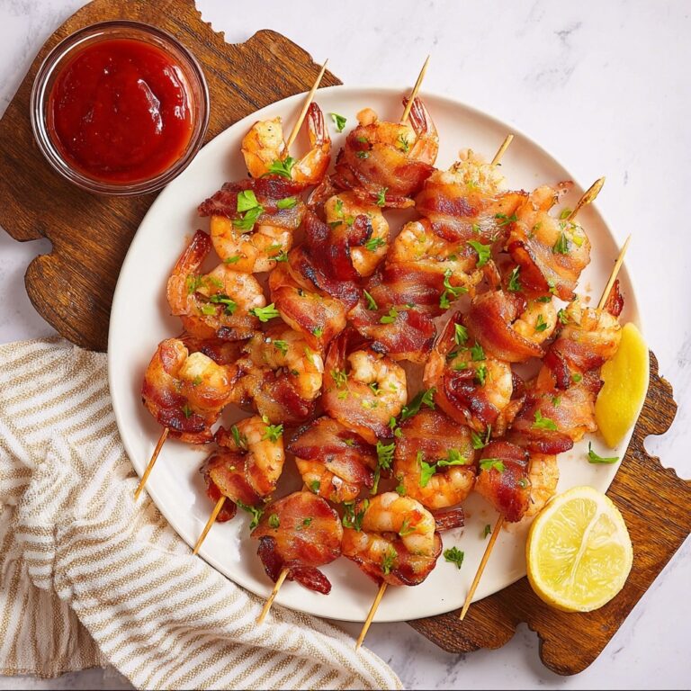 Bacon-Wrapped Shrimp with Lemon and Brown Sugar Recipe