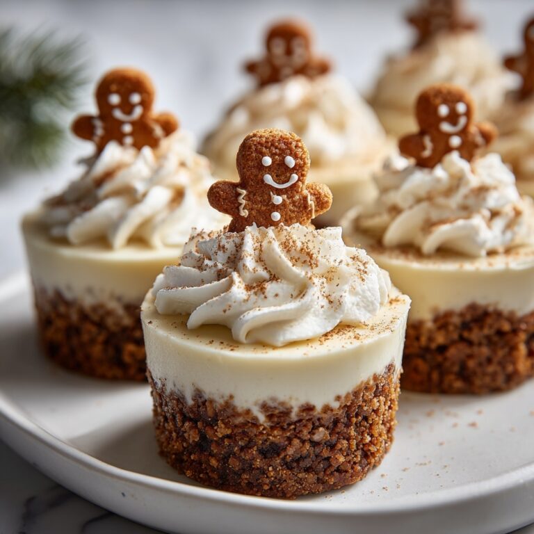 No Bake Gingerbread Cheesecake Cups Recipe