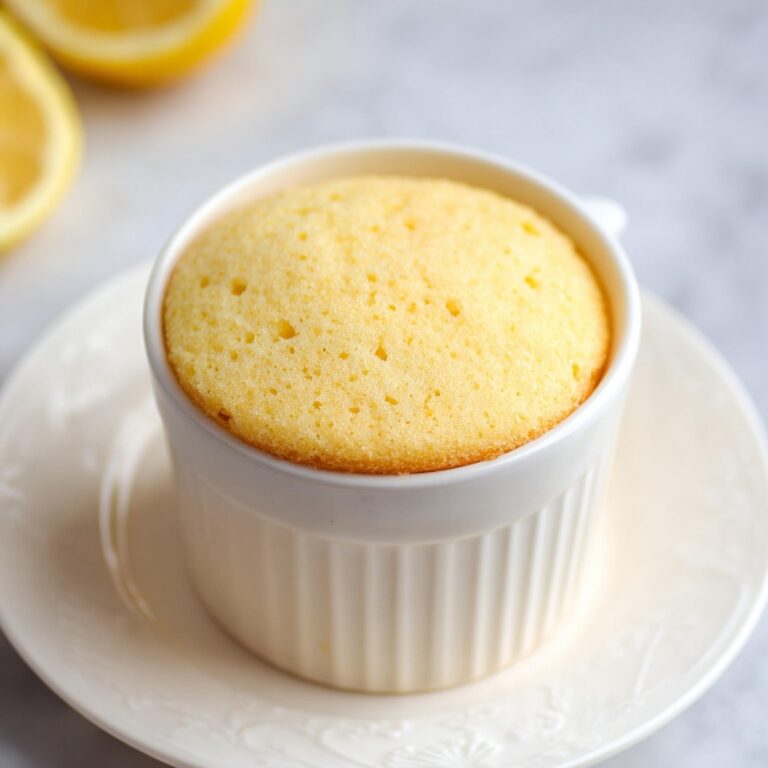 Lemon Mug Cake Recipe