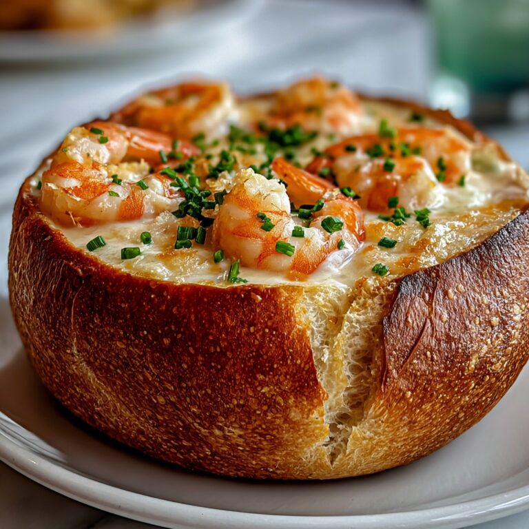 Stuffed Seafood Bread Bowl Recipe
