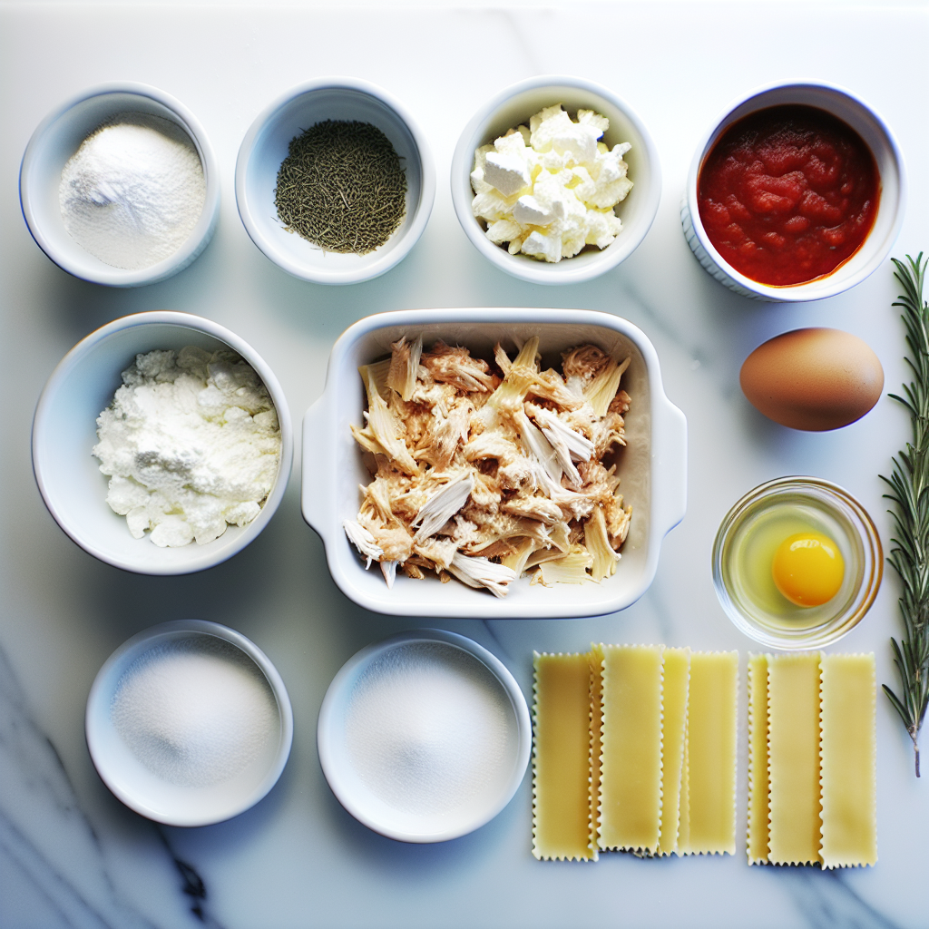 Rosemary Chicken Lasagna Layers: A Flavorful Delight! Recipe - Recipe Image