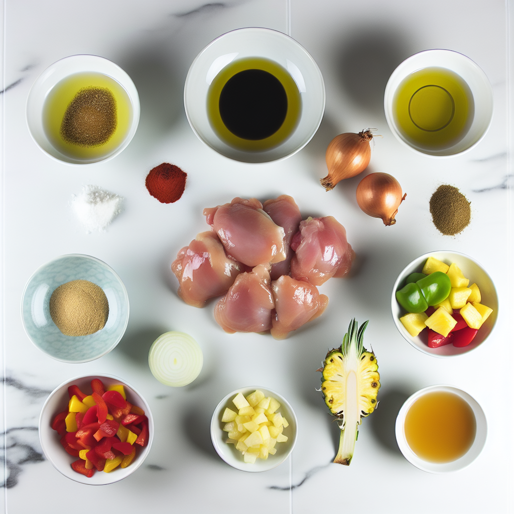 Hawaiian Chicken Sheet Pan Recipe - Recipe Image