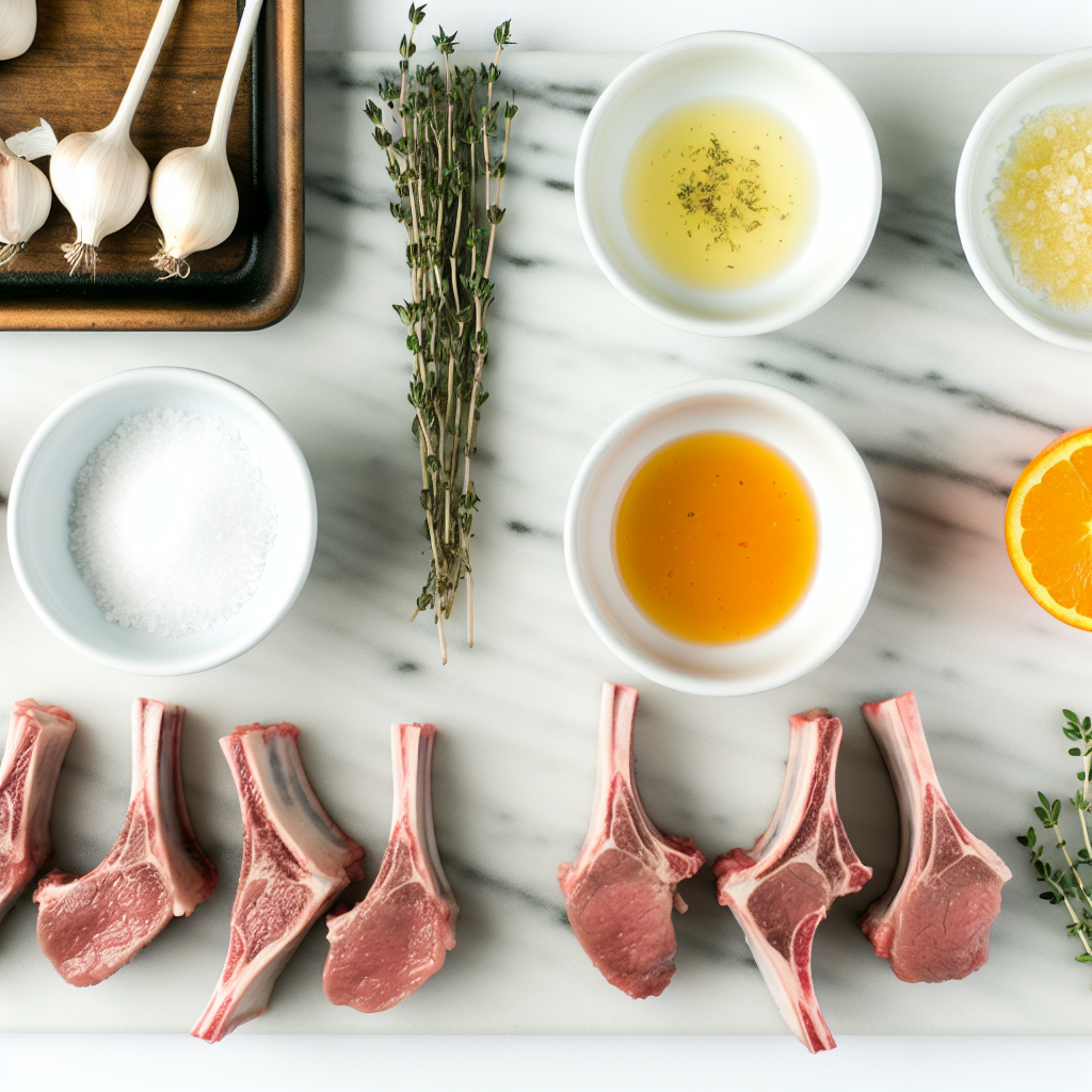 Easy Pan-Seared Lamb Chops with Citrus-Thyme Glaze Recipe - Recipe Image