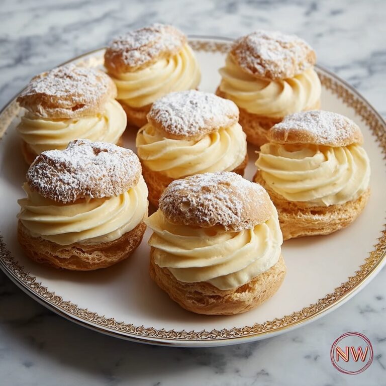 Eggnog Cream Puffs Recipe