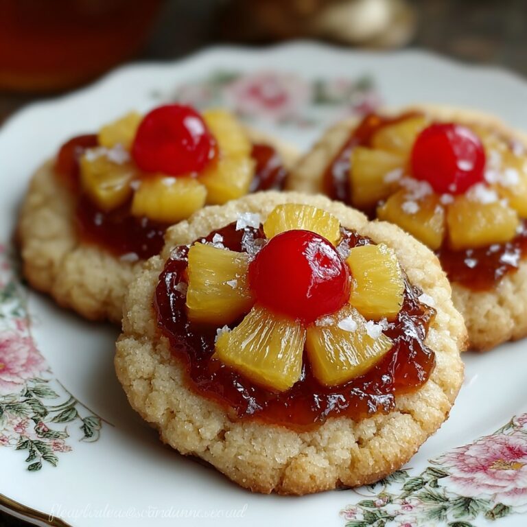 Pineapple Upside Down Sugar Cookies Recipe