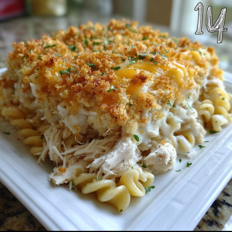 Cheesy Chicken Macaroni Casserole Recipe
