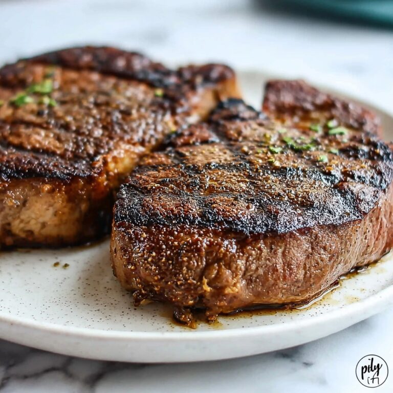 Juicy Grilled Ribeye Steak with Herb Butter Recipe