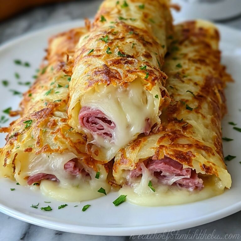 Keto Crispy Reuben Roll-Ups Recipe