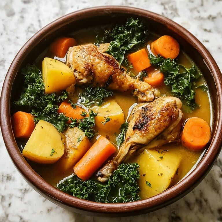 One-Pot Chicken & Kale Stew with Root Vegetables Recipe
