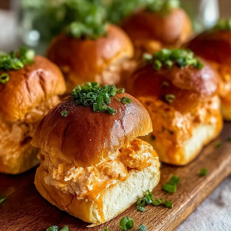 Hawaiian Roll Buffalo Chicken Sliders Recipe