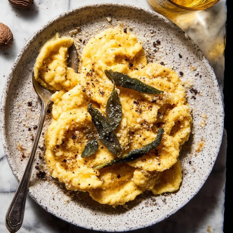 Sage Brown Butter Pumpkin Pasta Alfredo Recipe