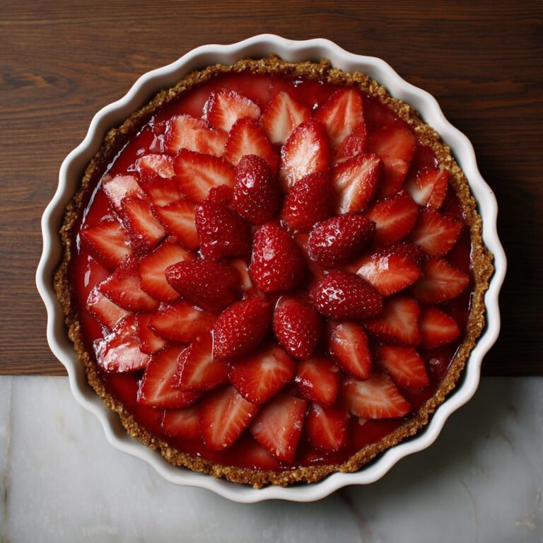 Dark Chocolate Strawberry Tart Recipe