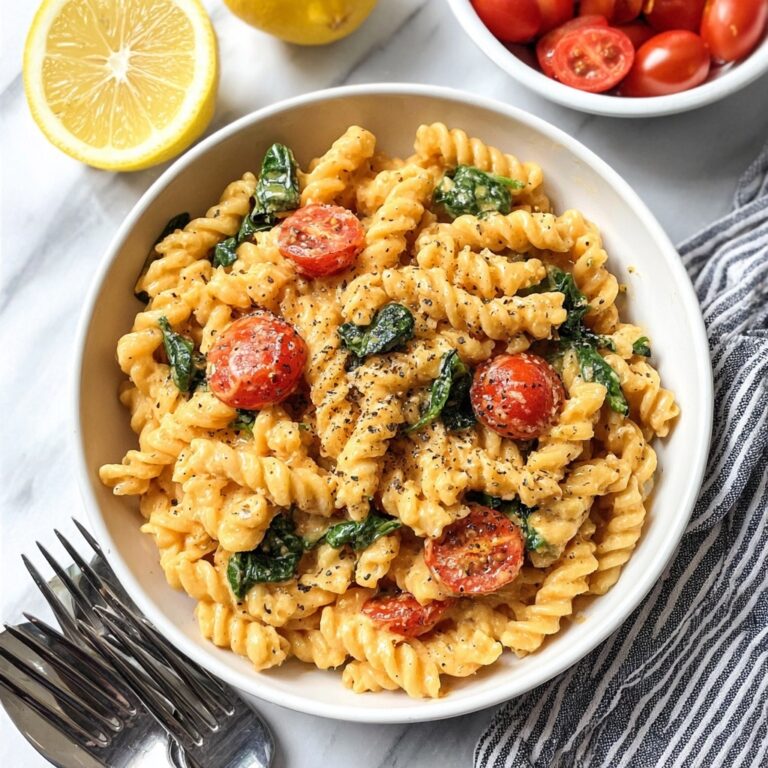 Easy Hummus Pasta Recipe