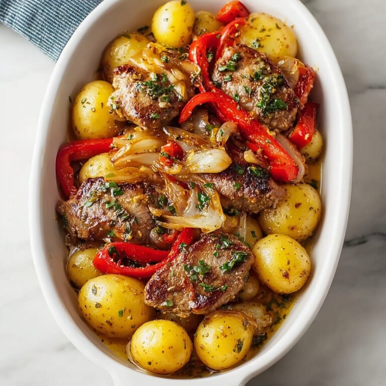 Chicken Scarpariello with Potatoes and Cherry Peppers Recipe
