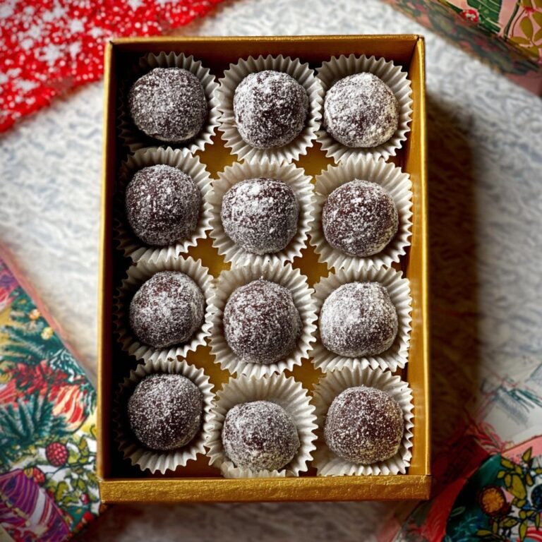 Easy Festive Boozy Rum Balls Recipe