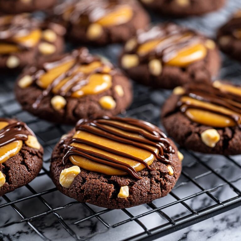 Peanut Butter Chocolate Thumbprint Cookies Recipe