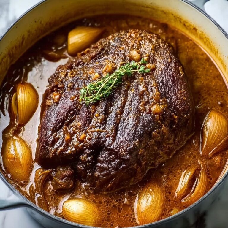 Caramelized French Onion Pot Roast Recipe