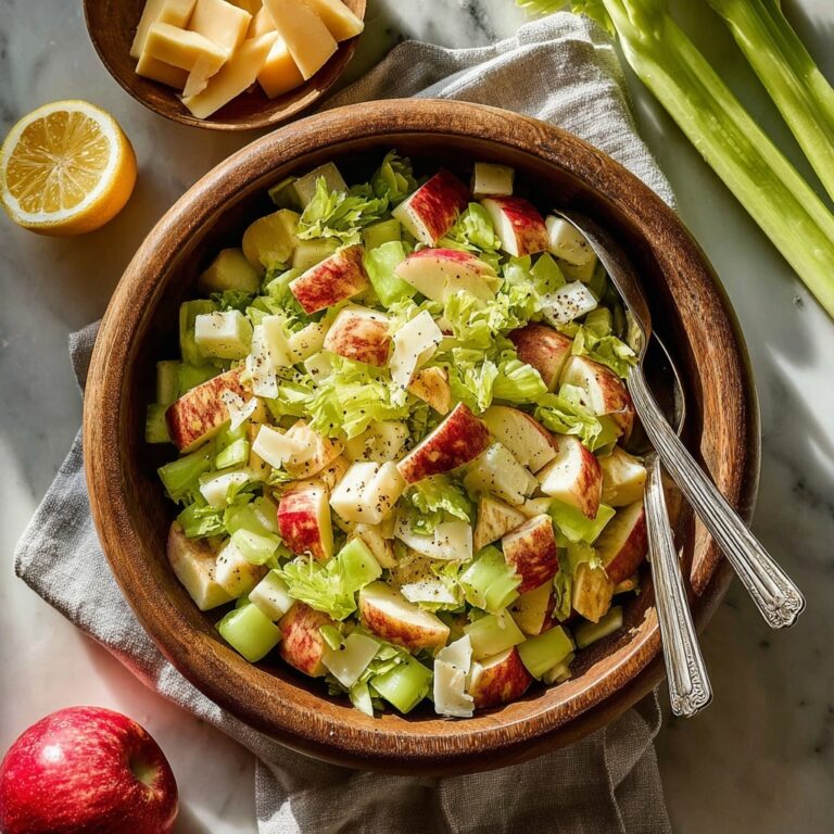 Simple Celery Apple Salad With Lemon Dressing Recipe