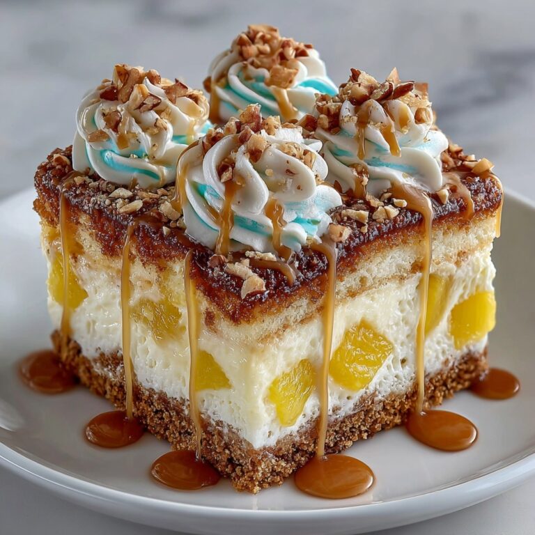 Pineapple Upside-Down Cheesecake with White Chocolate and Pecans Recipe