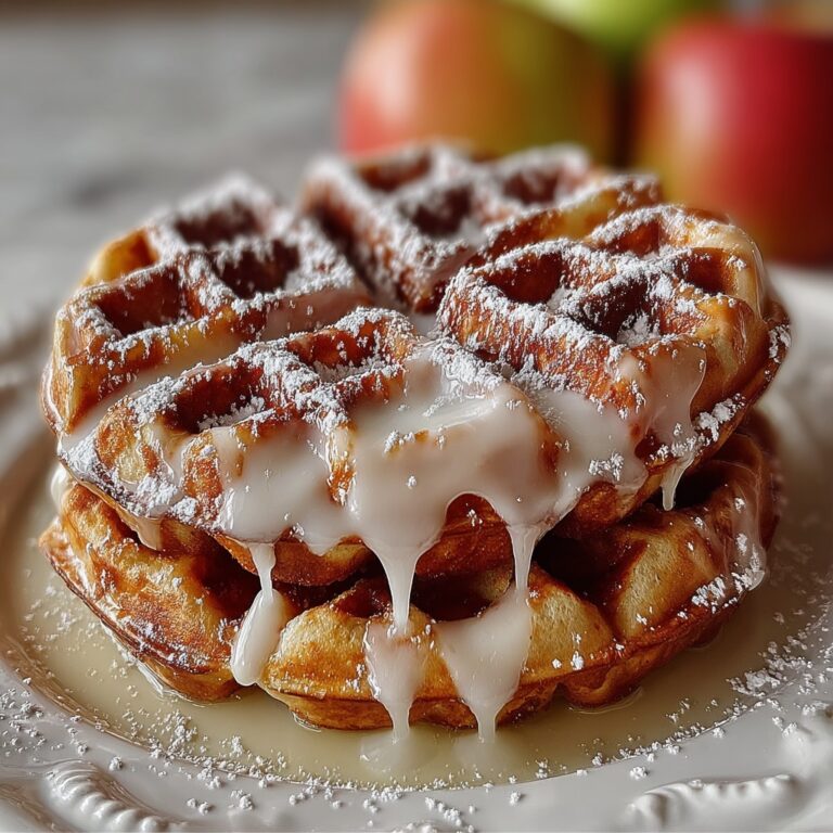 Mini Apple Fritter Waffle Donuts Recipe