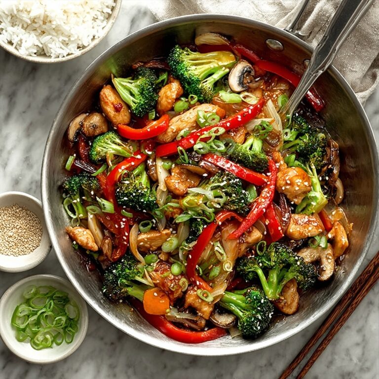 Easy Chicken Stir Fry with Vegetables and Sesame Recipe