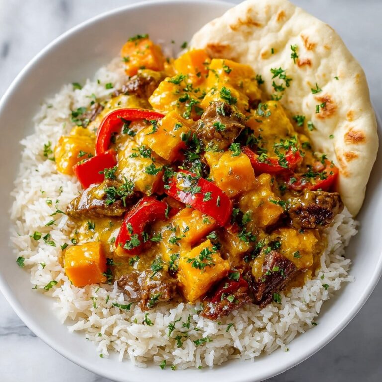 Slow Cooker Chicken Curry with Sweet Potatoes and Bell Peppers Recipe
