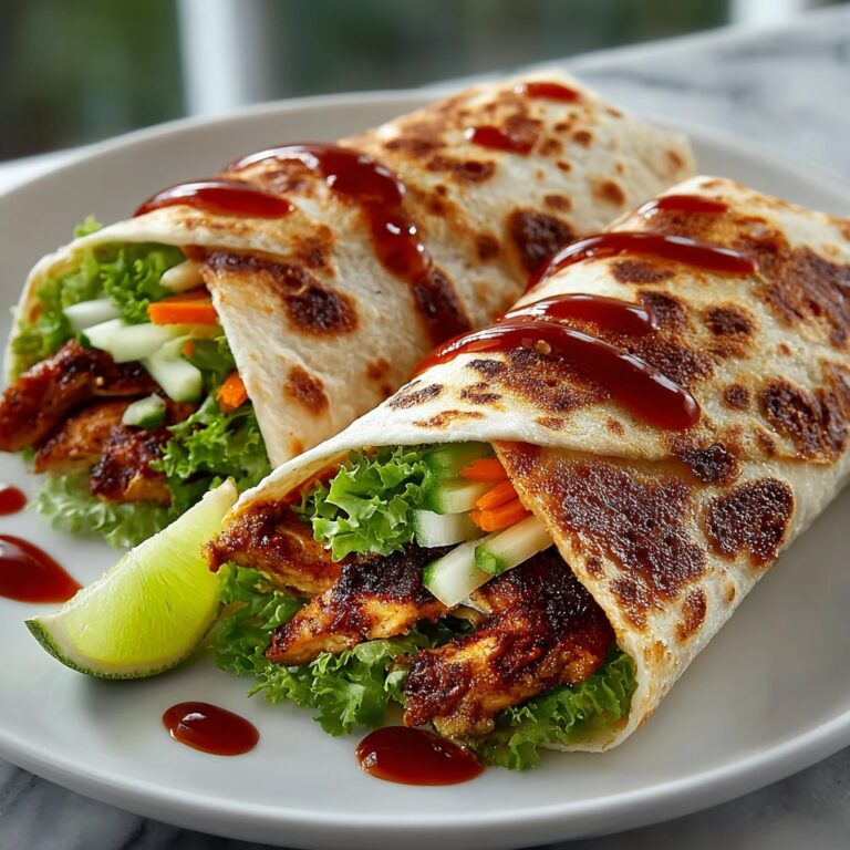 Sweet Chili Chicken Wraps Recipe