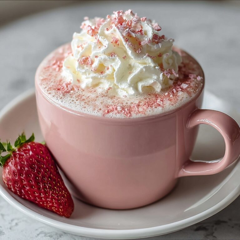 Strawberry White Hot Chocolate Recipe