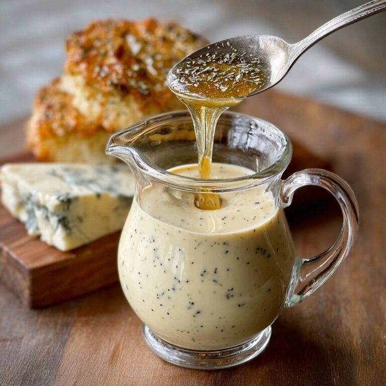 Blue Cheese Sauce with Stilton and Garlic Recipe
