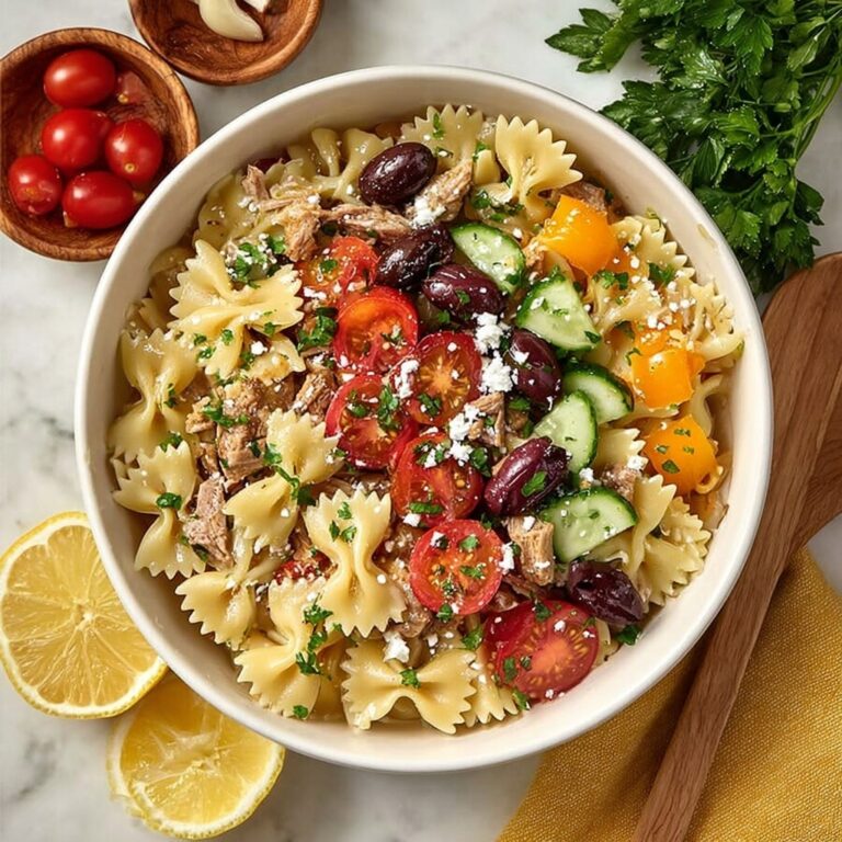 Greek Chicken Pasta Salad Recipe