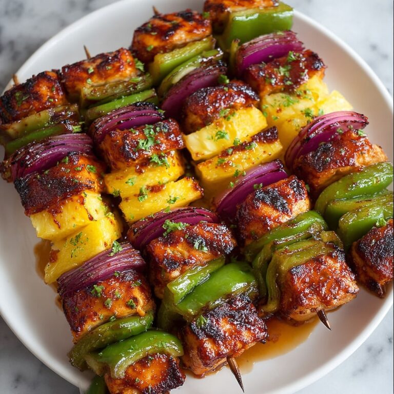 Hawaiian Chicken Kebabs Recipe