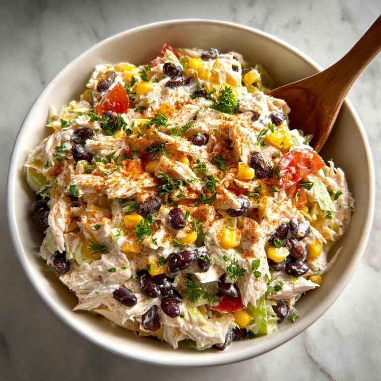 High Protein Southwest Chicken Salad Recipe