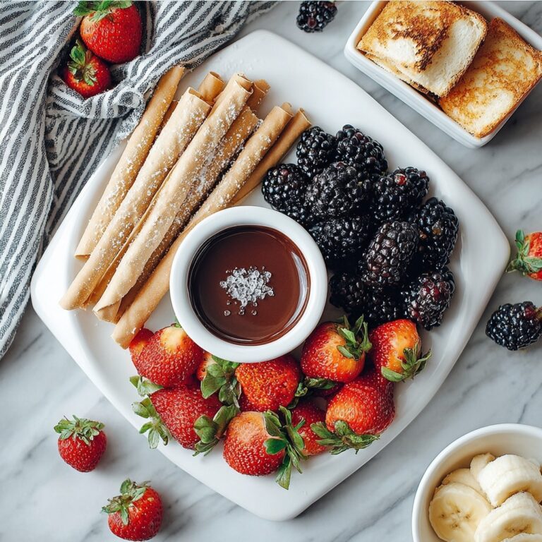 Easy Chocolate Fondue Recipe