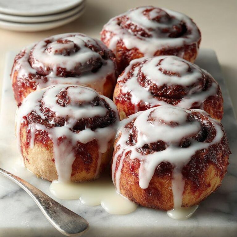 Red Velvet Cinnamon Rolls Recipe