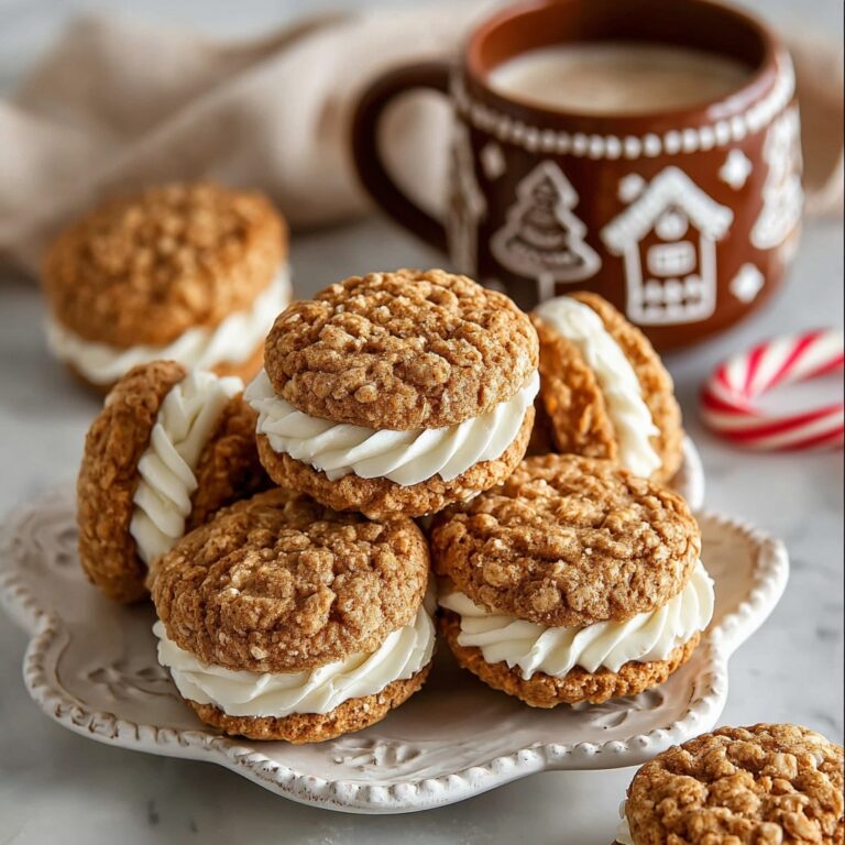 Gingerbread Oatmeal Cream Pies Recipe