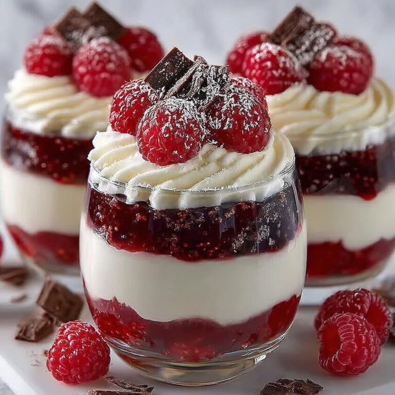 Raspberry White Chocolate Mousse Parfait – Elegant & Easy Dessert Recipe