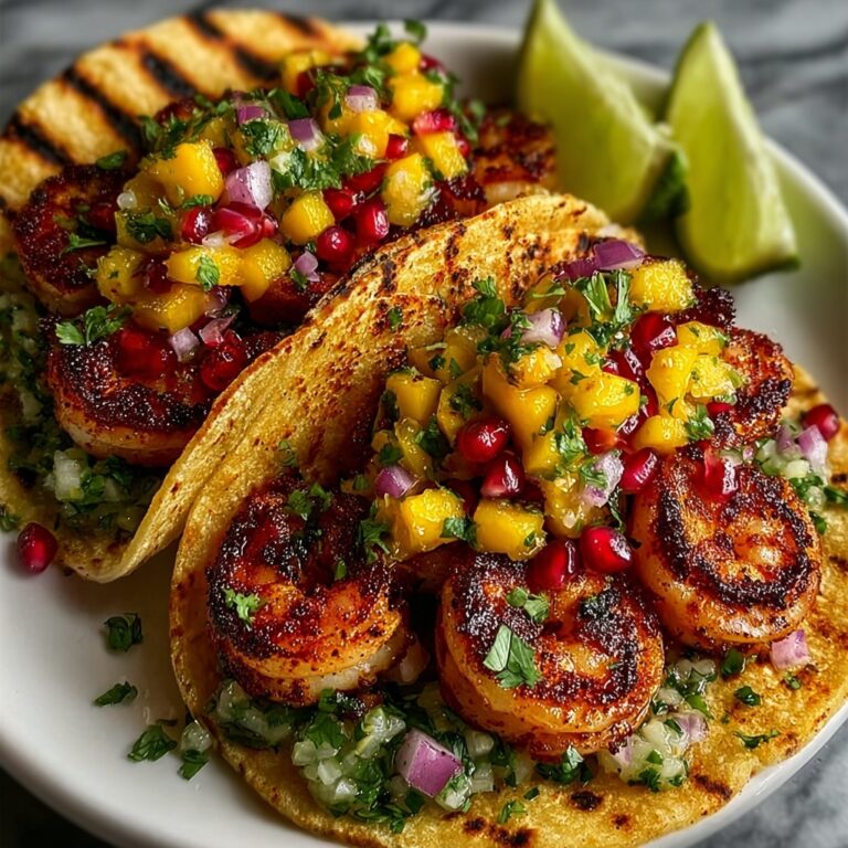 Honey Chipotle Shrimp Tacos with Mango Salsa Recipe