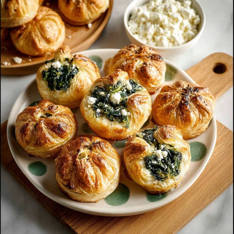 Spinach and Feta Puff Pastry Bites Recipe