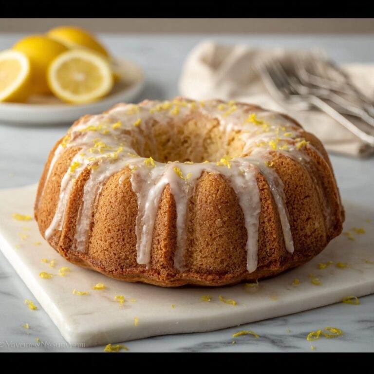 Lemon Bundt Cake with Ultimate Lemon Glaze Recipe