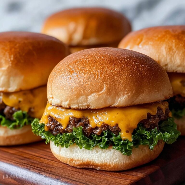 Cheesy Beef & Sausage Hanky Panky Sliders Recipe