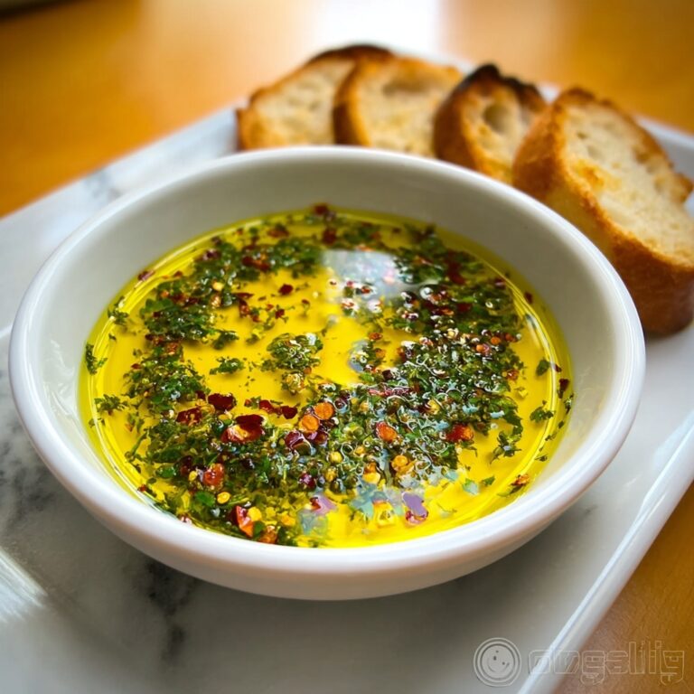 5 Minute Herb and Garlic Olive Oil Bread Dip Recipe