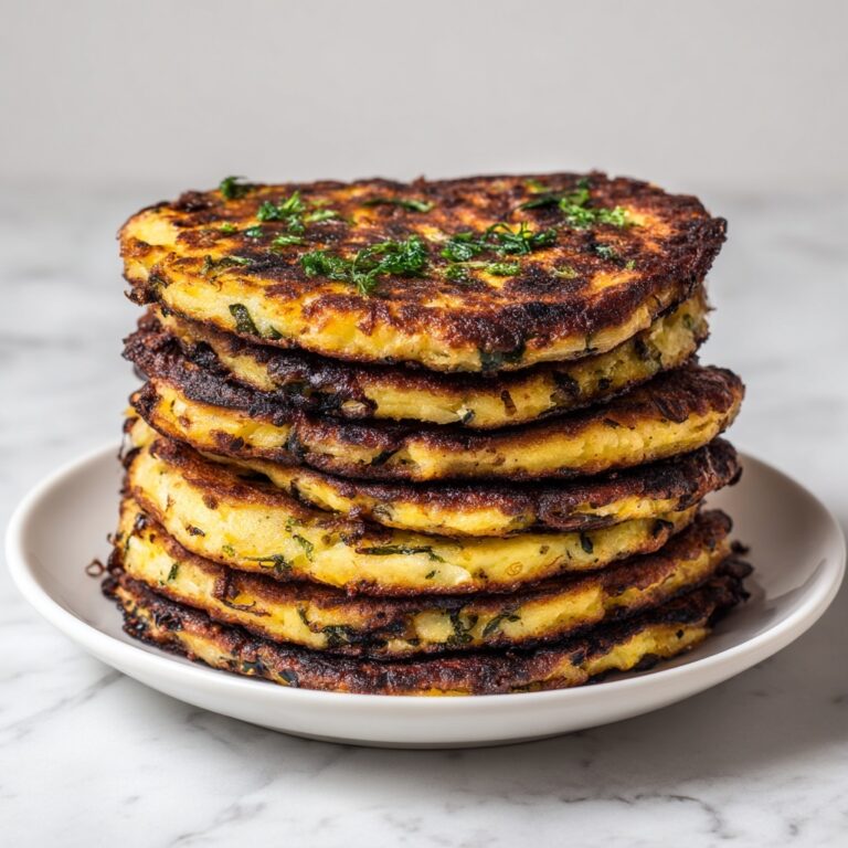 Cheesy Potato Pancakes with Chicken & Mozzarella Recipe