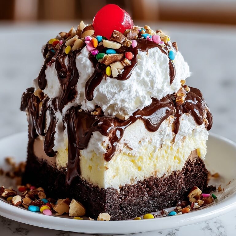 Heavenly Hot Fudge Sundae Brownie Recipe