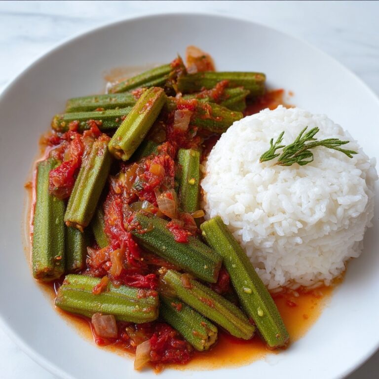 Bamya wa Roz (Okra and Rice Stew) Recipe