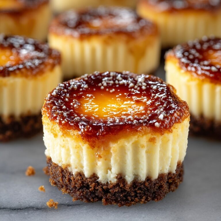 Creme Brûlée Cheesecake Cupcakes Recipe