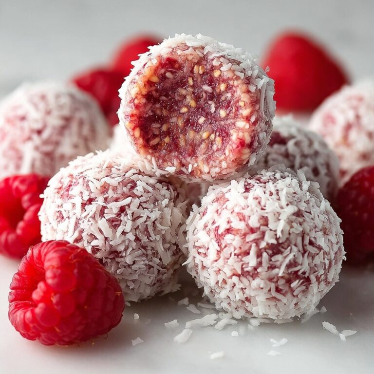 Raspberry Coconut Balls Recipe
